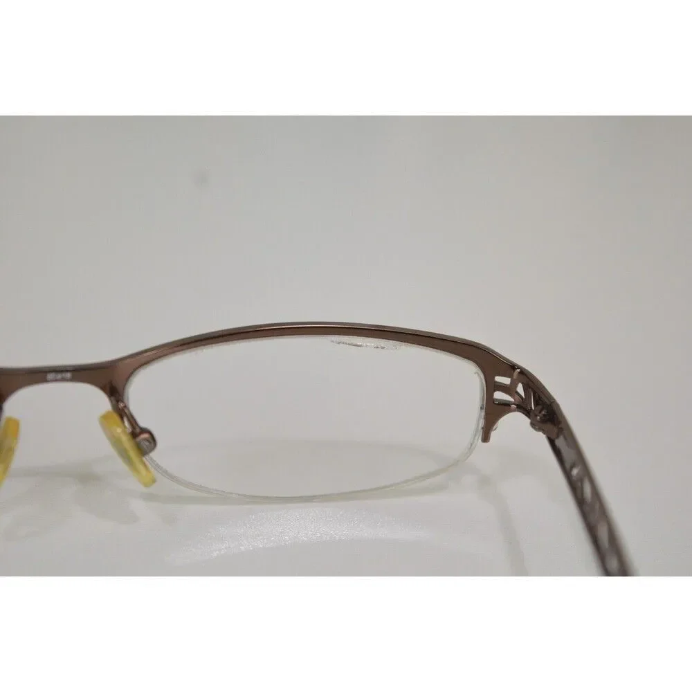 Guess Women's Glasses 1504 Cat Eye 37 Frame Grooved Metal 50 18-135 Eyeglasses